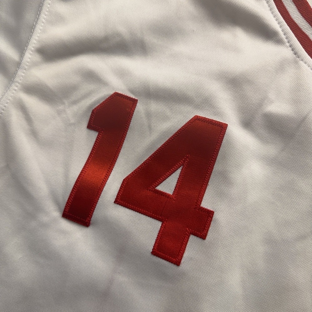 Cincinnati Reds Pete Rose #14 1976 Vintage Style MLB Baseball Jersey Mens 48 - Picture 7 of 16